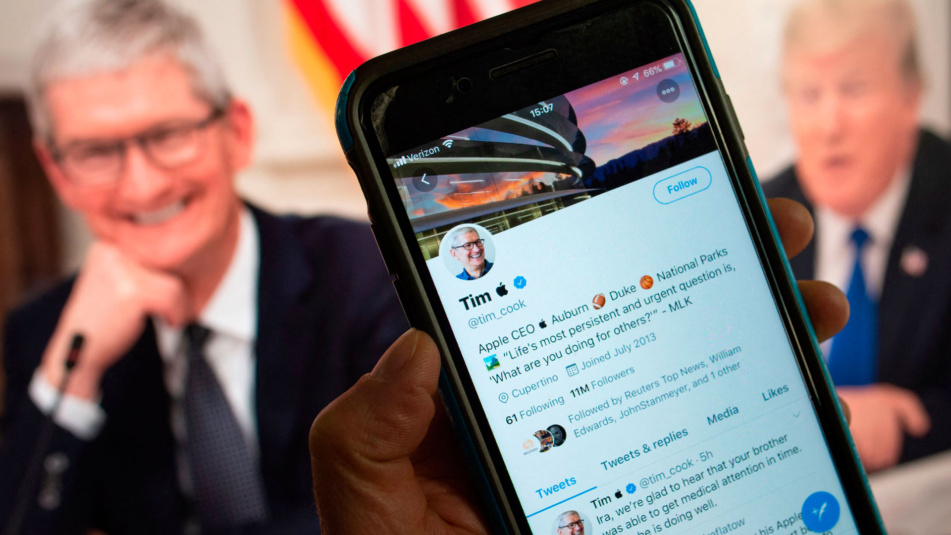 Tim Cook on Twitter
