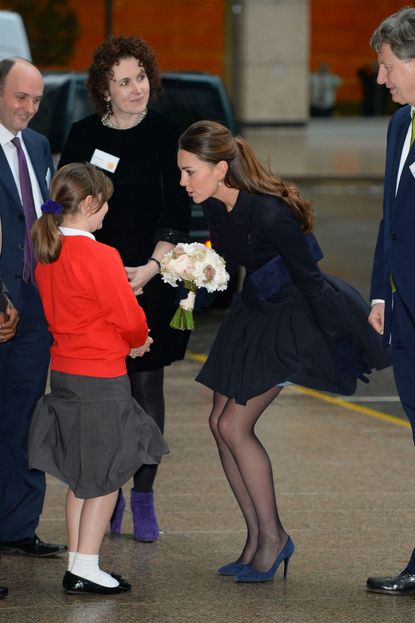 Kate Middleton visits the Place2Be charity in Canary Wharf