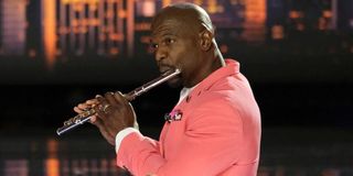 america's got talent terry crews flute pink suit nbc