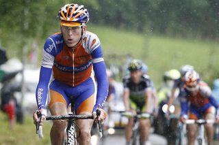 Robert Gesink (Rabobank) puts in a dig