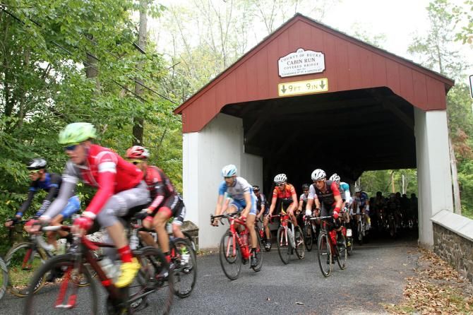 One of the covered bridges. A perk in this part of the country.