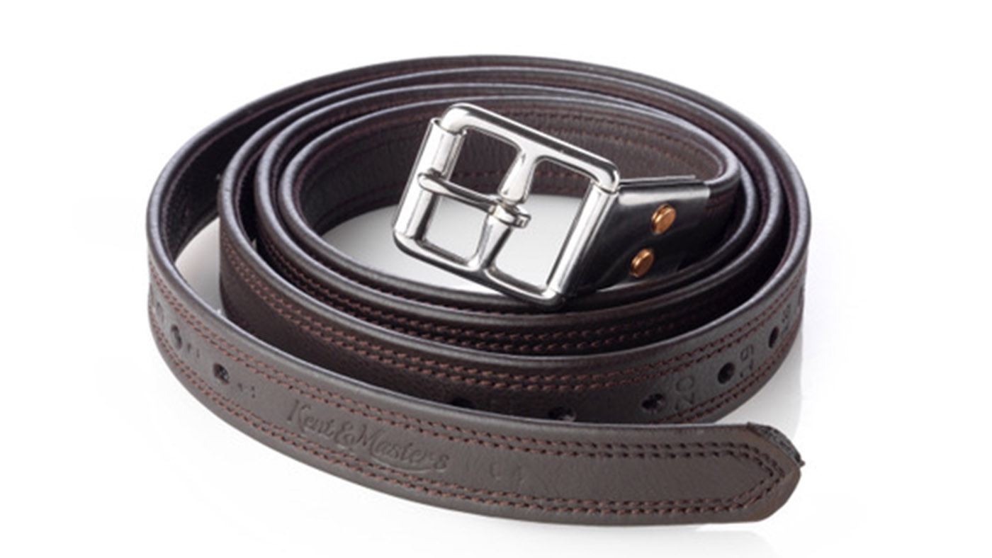 Kent &amp;amp; Masters hide-covered stirrup leathers