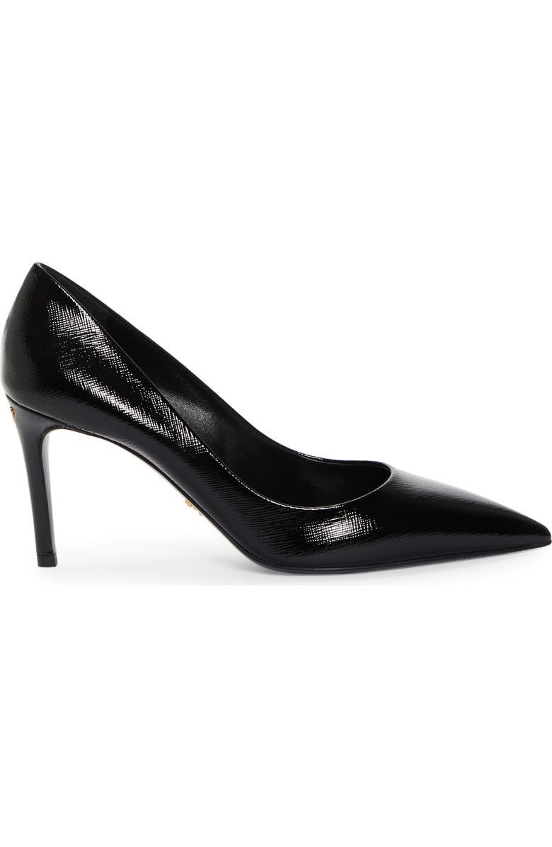 Saffiano Leather Pump