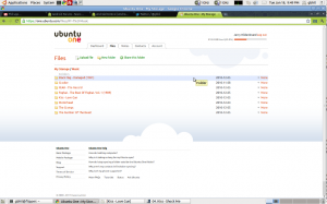 Ubuntu One website