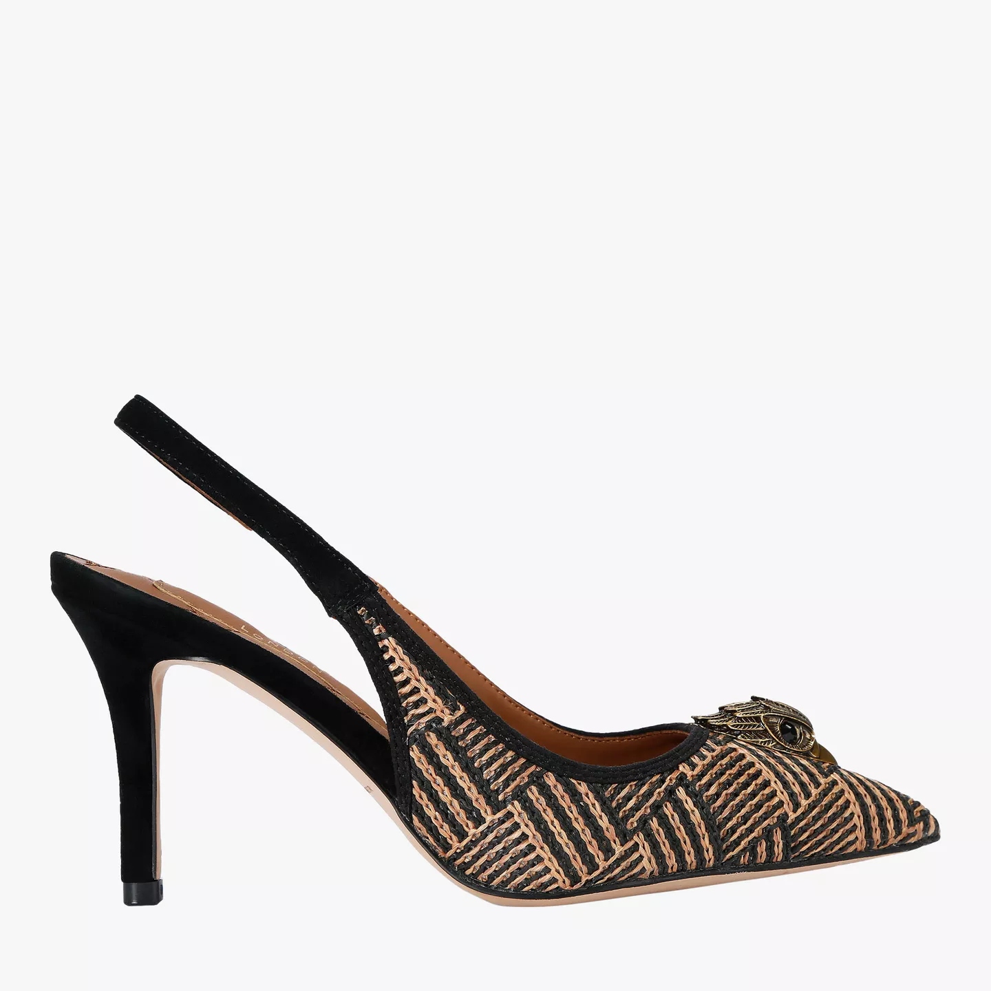 Kurt Geiger London, Kurt Geiger London Belgravia Stiletto Heel Slingback Court Shoes, Brown