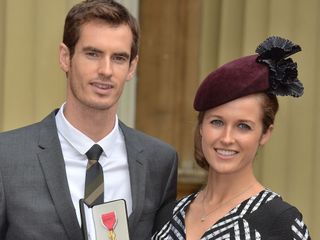 Andy Murray and Kim Sears at Buckingham Palace