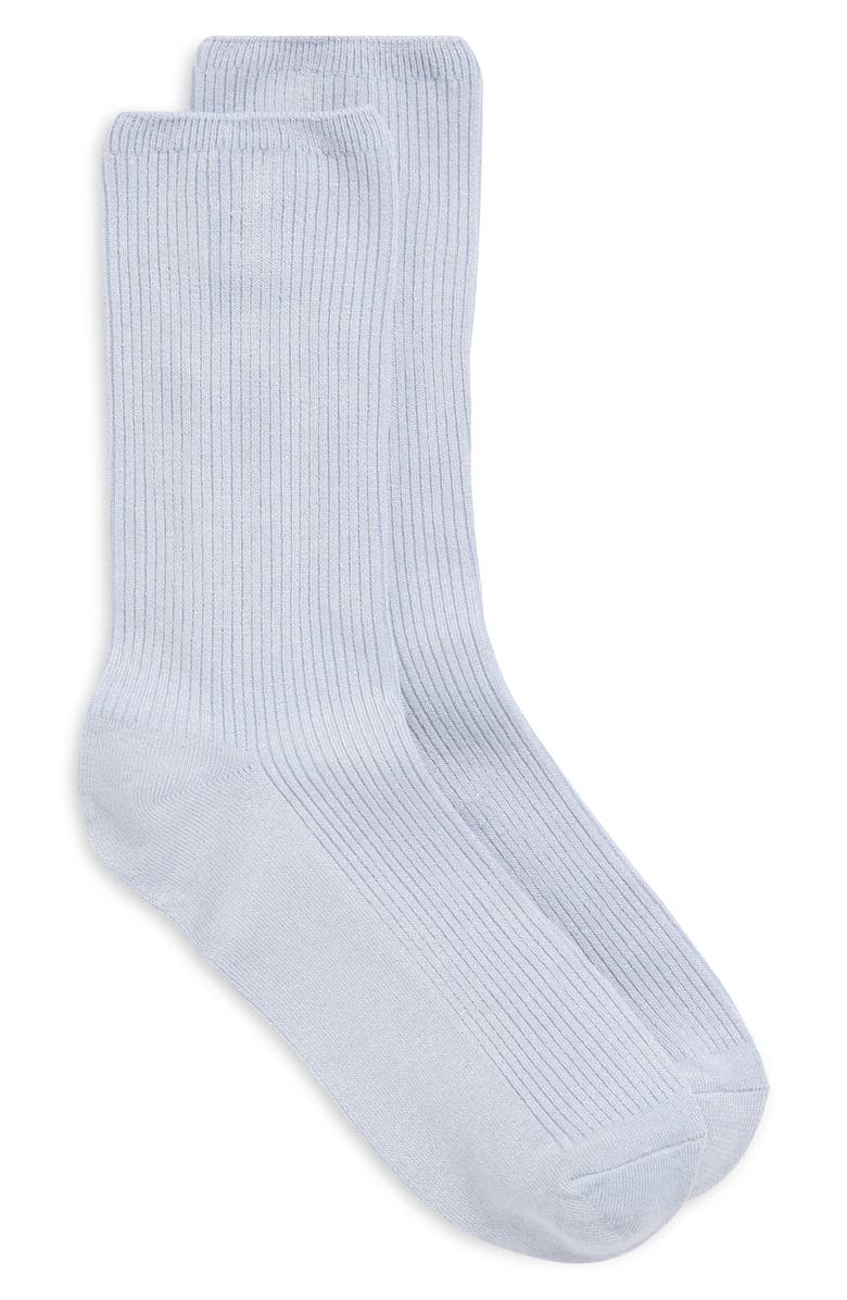 rib crew socks