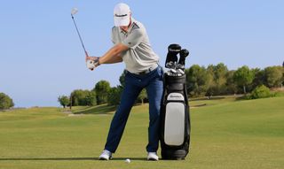 How to swing a golf club - weight transfer