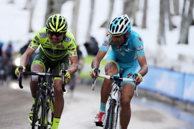 Mauro Santambrogi and Vincenzo Nibali couldn't match Froome