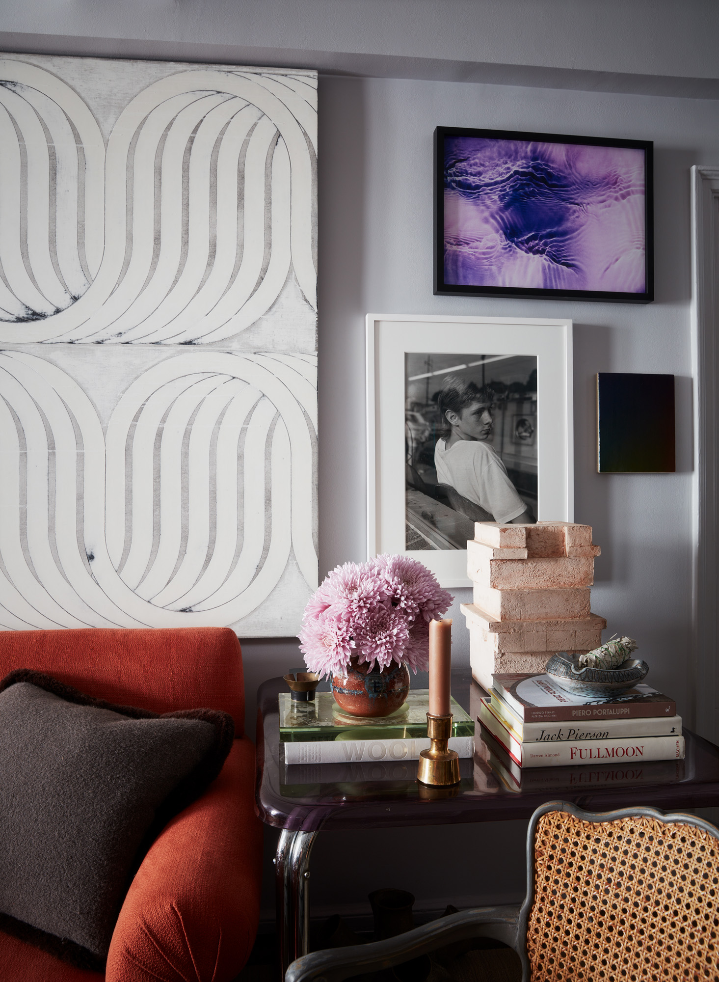 Charlie Ferrer apartment interior, new york