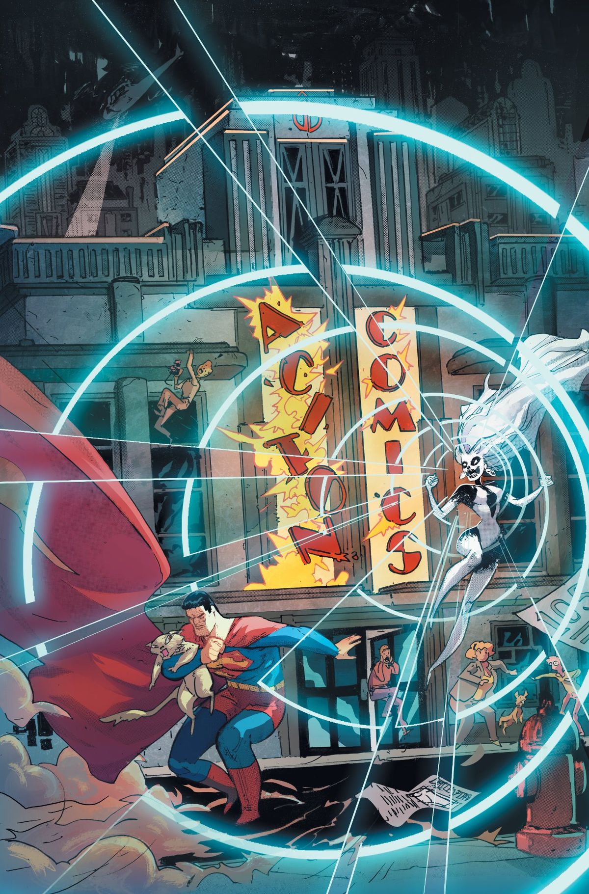 Action Comics #1050 variant cover by Riley Rossmo