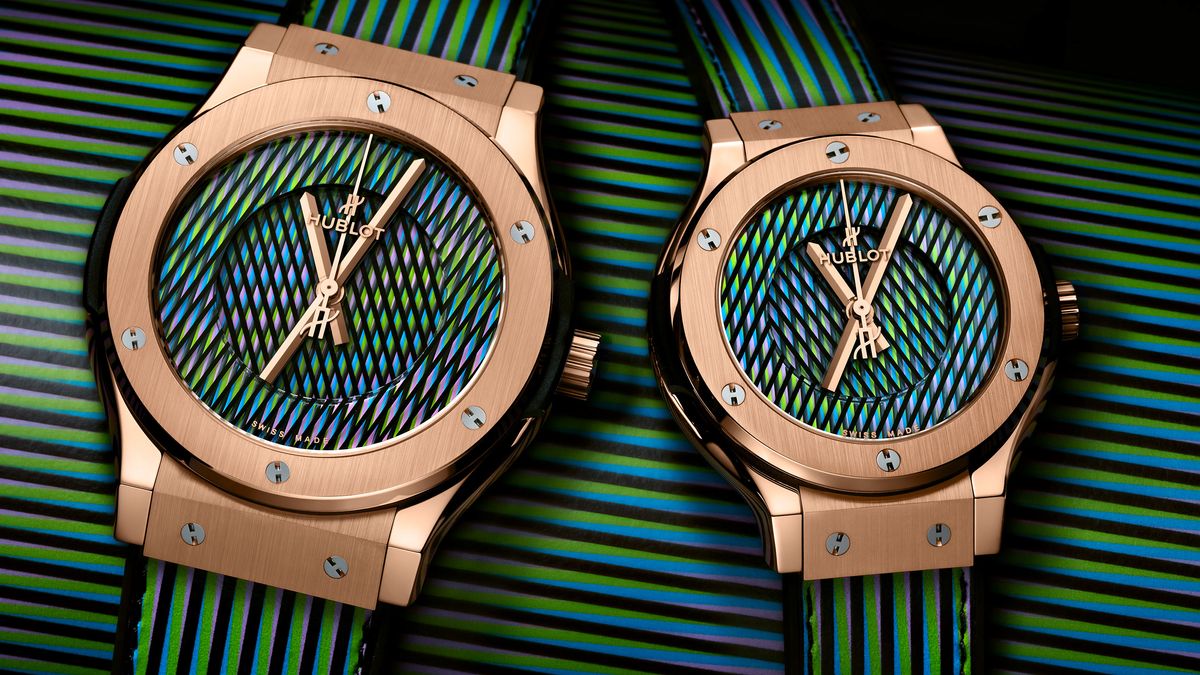 Hublot Classic Fusion gets the Carlos Cruz-Diez colour treatment Hublot Classic Fusion gets the Carlos Cruz-Diez colour treatment