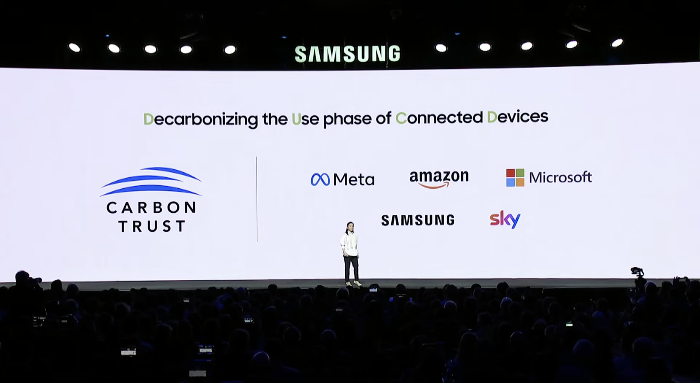 An image from Samsung's CES 2023 keynote