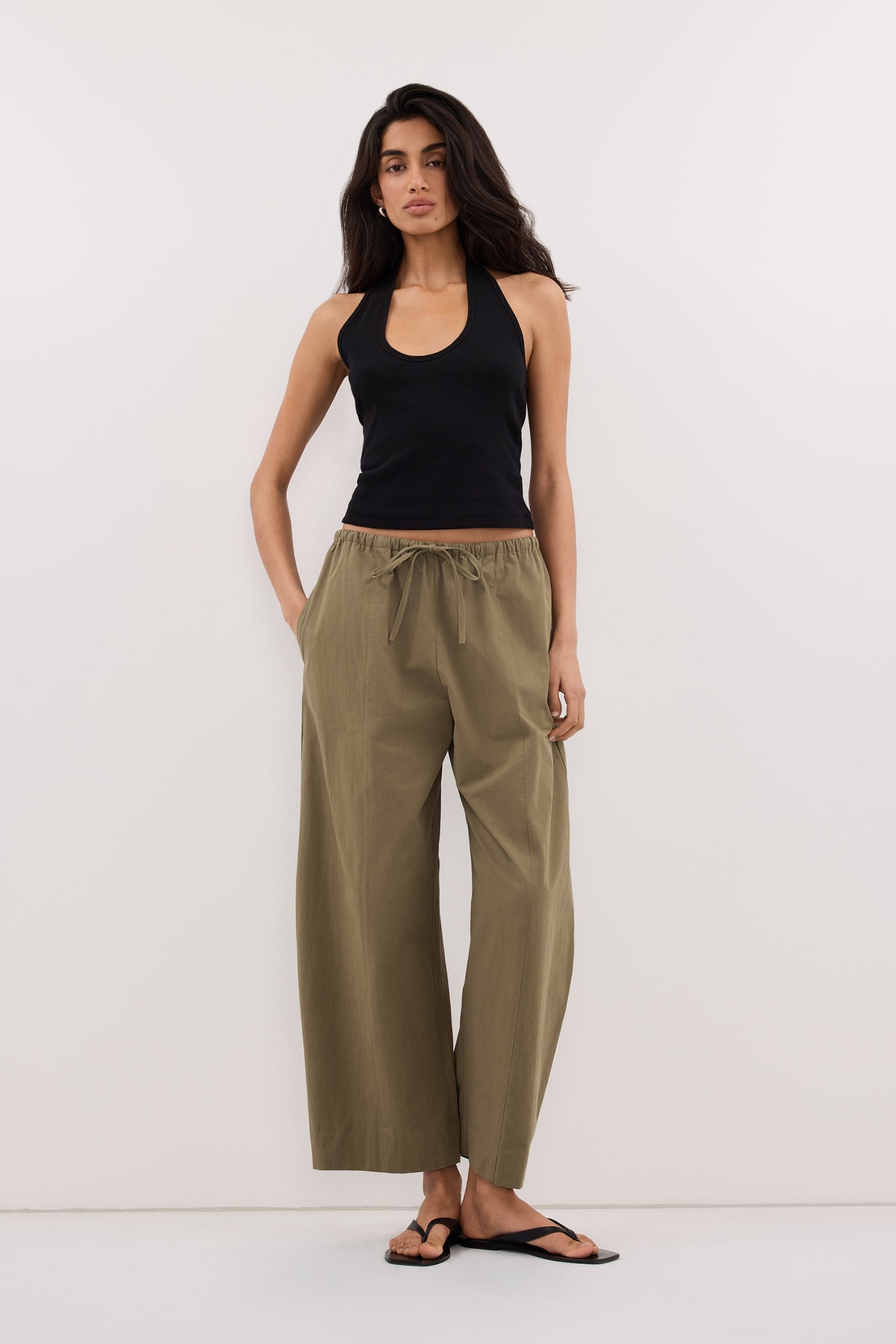 Harlan Black Knit Halter Top - Xxs / Black