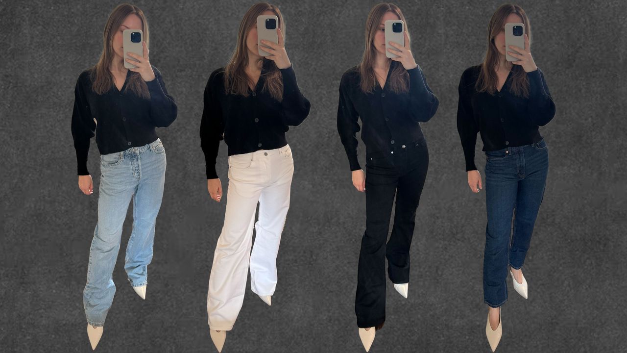 Nikki chwatt tests and reviews different H&amp;M jeans.