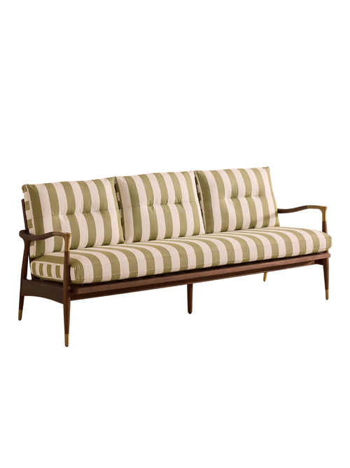 Theodore Outdoor Sofa, Babington House Stripe, Us