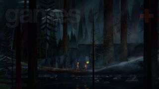 Oxenfree 2 Lost Signals Riley and Jacob walking through woods to Point Tilia