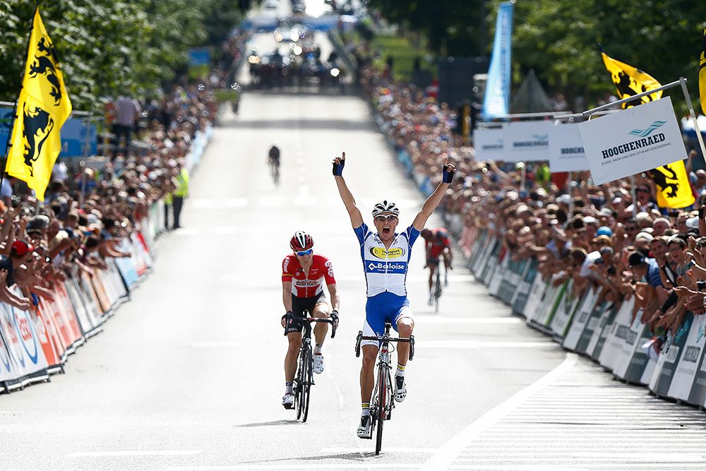 Preben Van Hecke wins the Belgian road race.