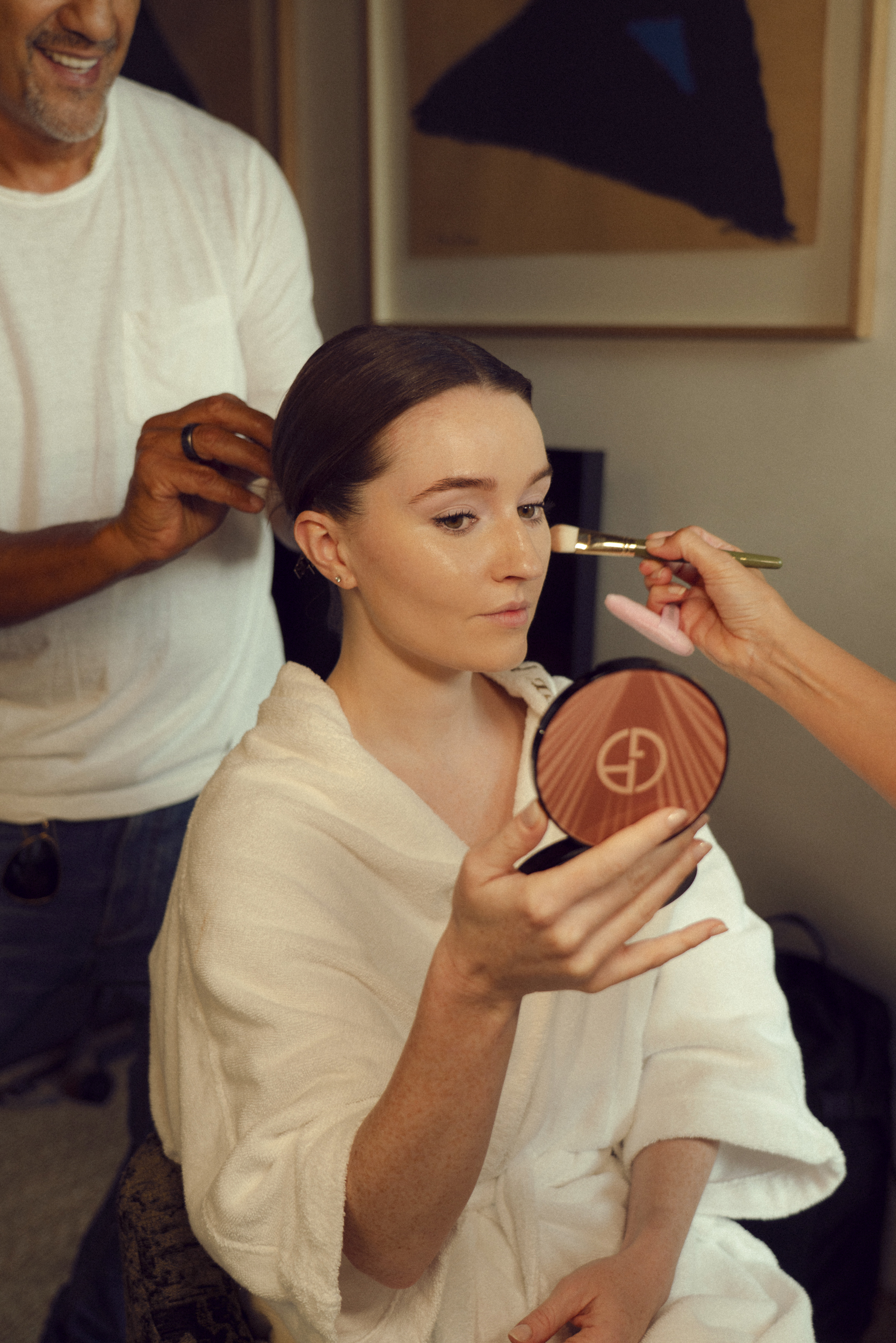 Kaitlyn Dever gets ready for the 2025 Venice Film Festival wearing Armani