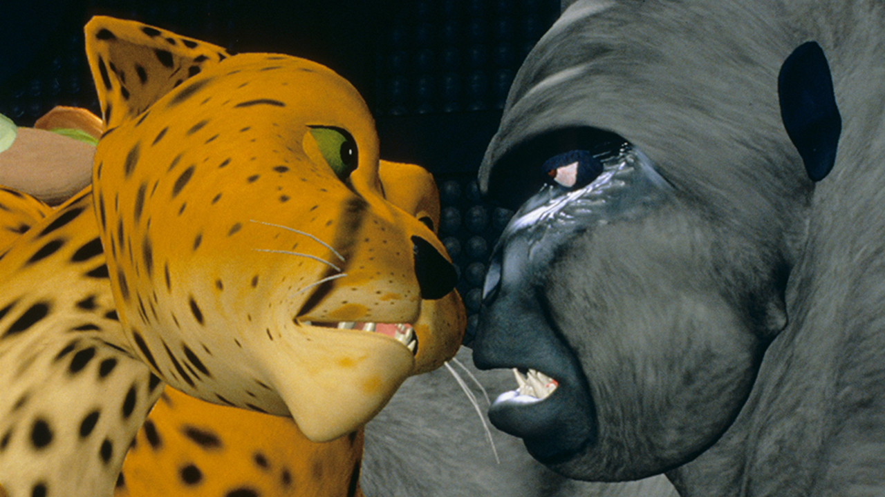 Cheetor y Optimus Primal en Beast Wars