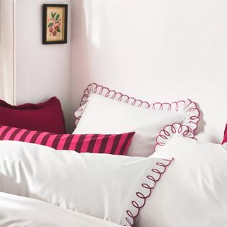 Maeve Looped Organic Percale Duvet Cover