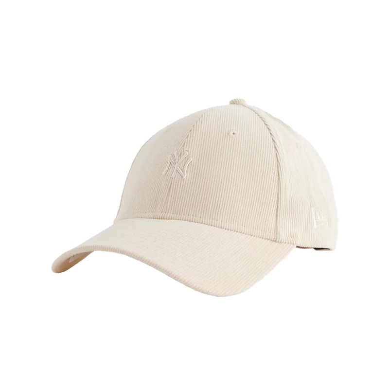 cream corduroy baseball cap, New Era