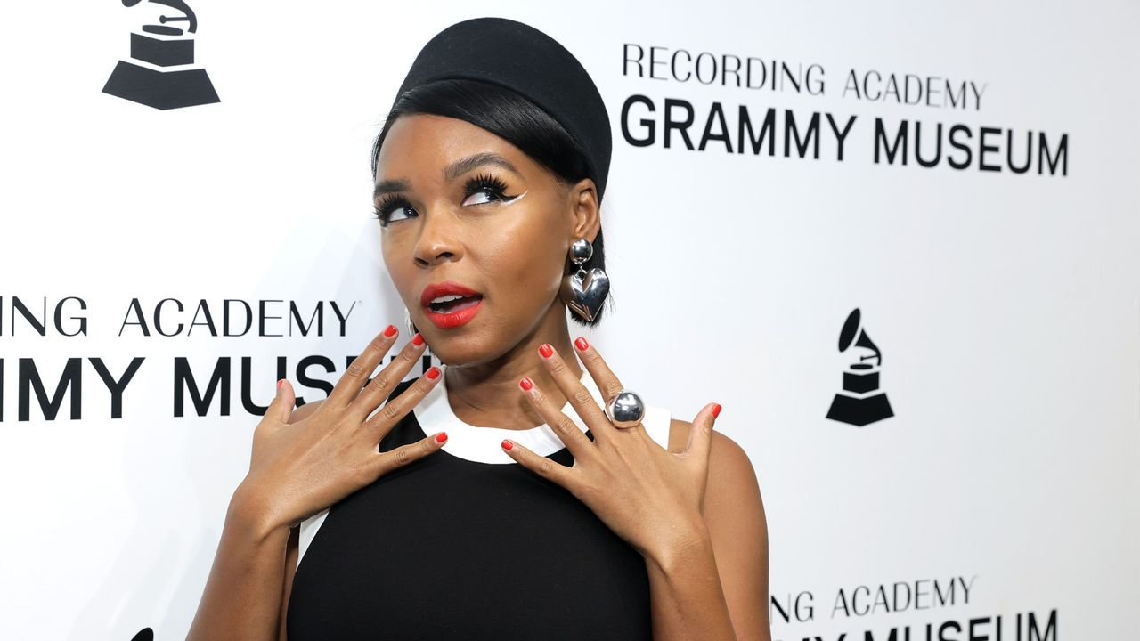 Janelle Monae at a Grammy Museum special panel on December 20, 2023.