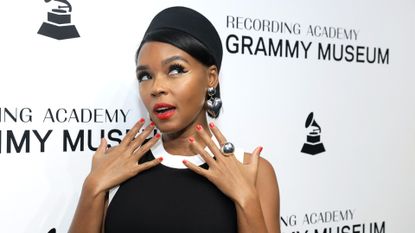 Janelle Monae at a Grammy Museum special panel on December 20, 2023.