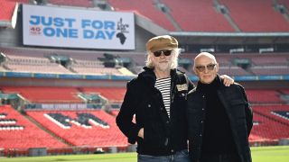 Bob Geldof and Midge Ure at Wembley, May 1, 2025