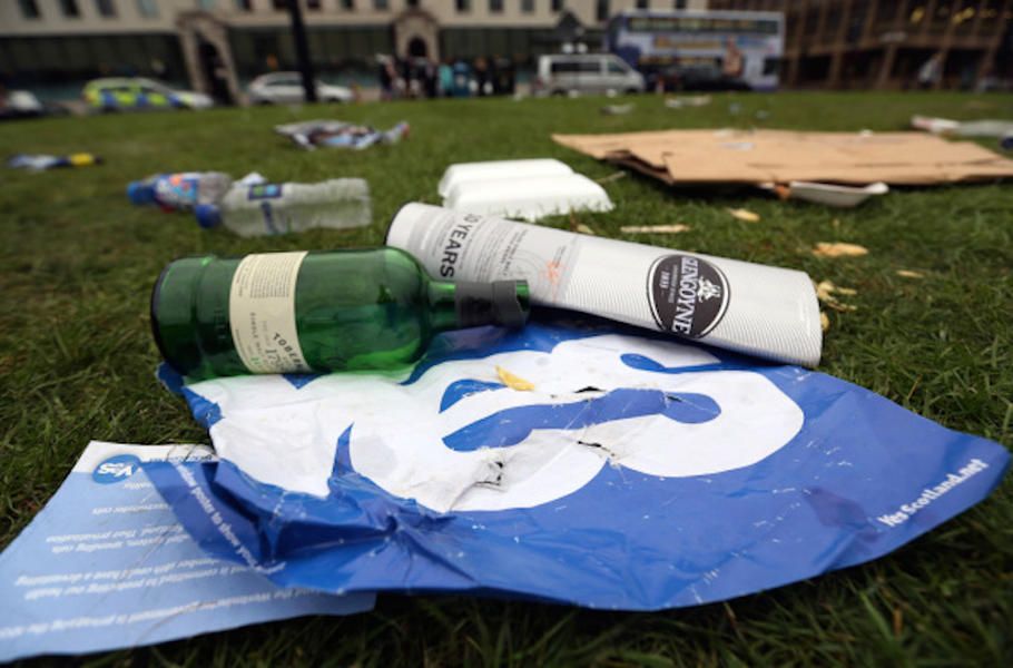 Here&amp;#039;s what Scotland looks like the morning after voting to stay