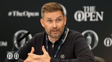 R&A chief executive Mark Darbon at the 2025 Open Championship at Royal Portrush