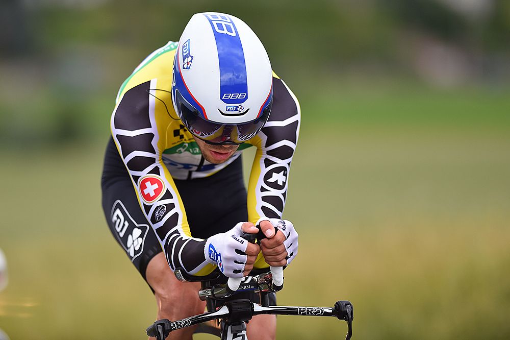 Thibaut Pinot (FDJ) in the stage 9 time trial