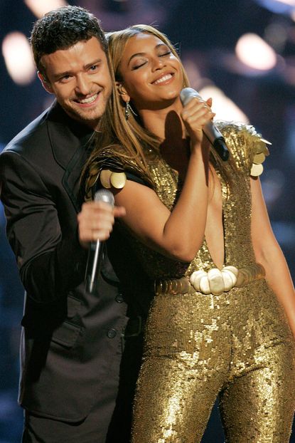 Beyonce Knowles and Justin Timberlake