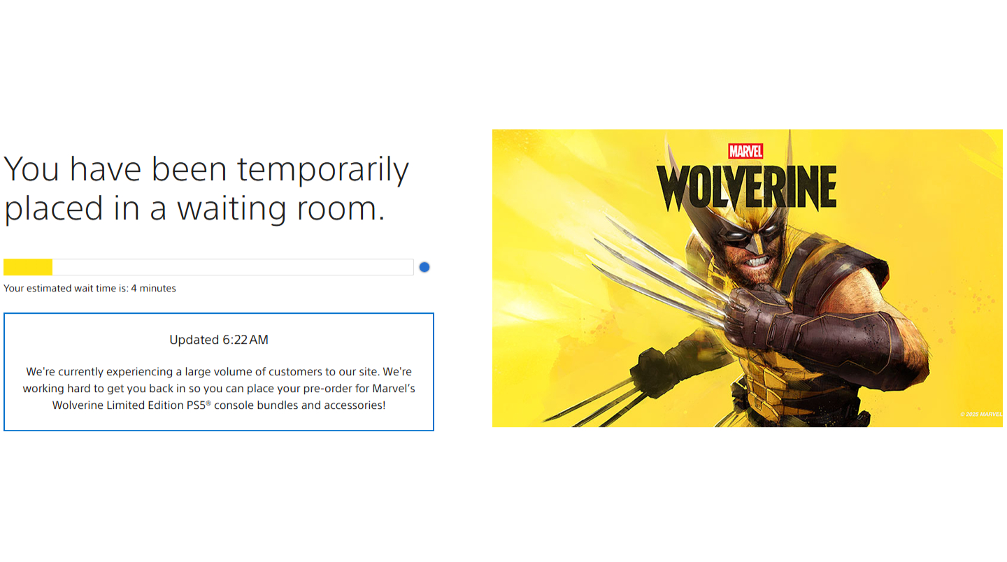 Marvel Wolverine PS Direct Waiting Room
