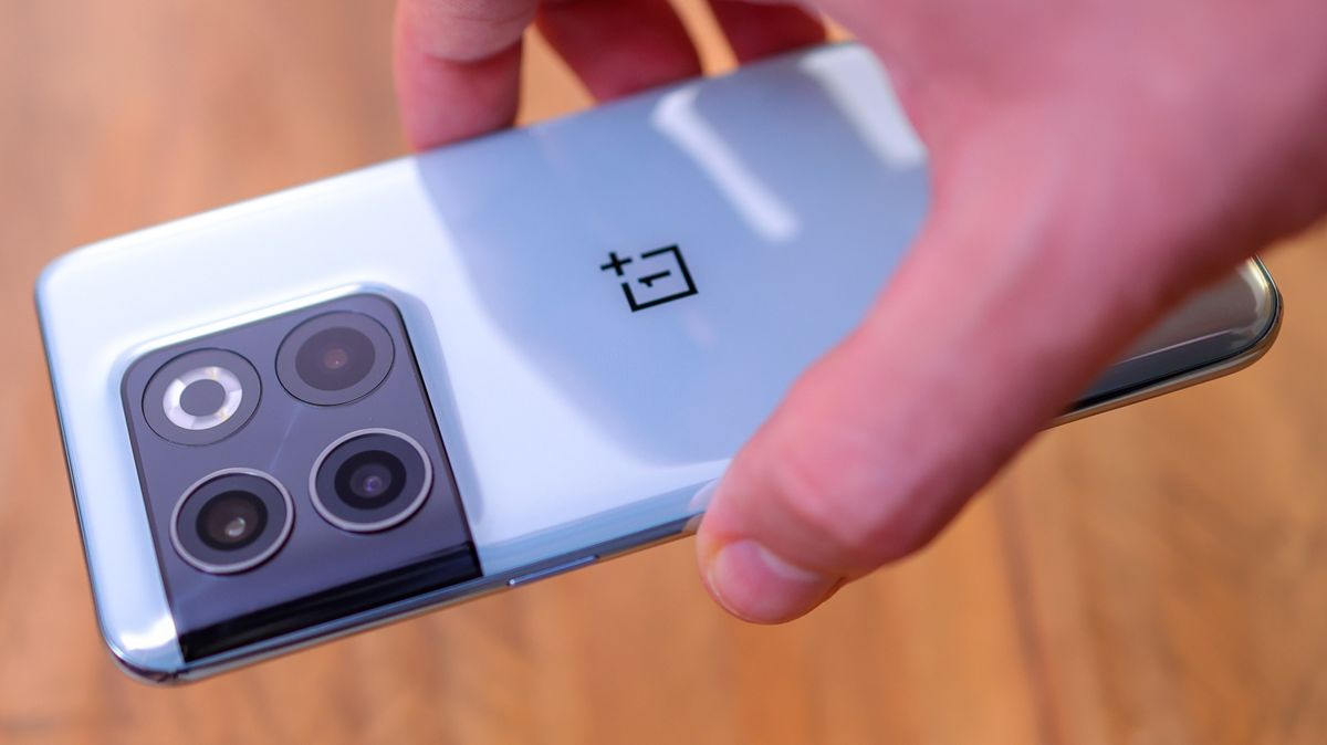 A photo of the OnePlus 10T smartphone