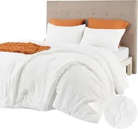 Bedsure King Size Comforter Set White