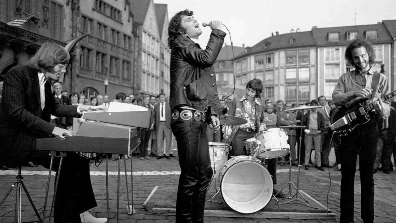 The Doors playing in Frankfurt, Germany in 1968