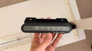 An Autonomous SmartDesk 5 being put together and installed in an office.