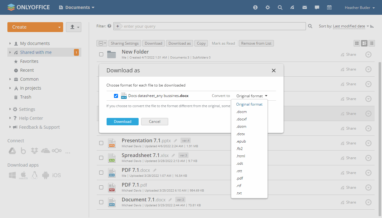 ONLYOFFICE Workspace 12