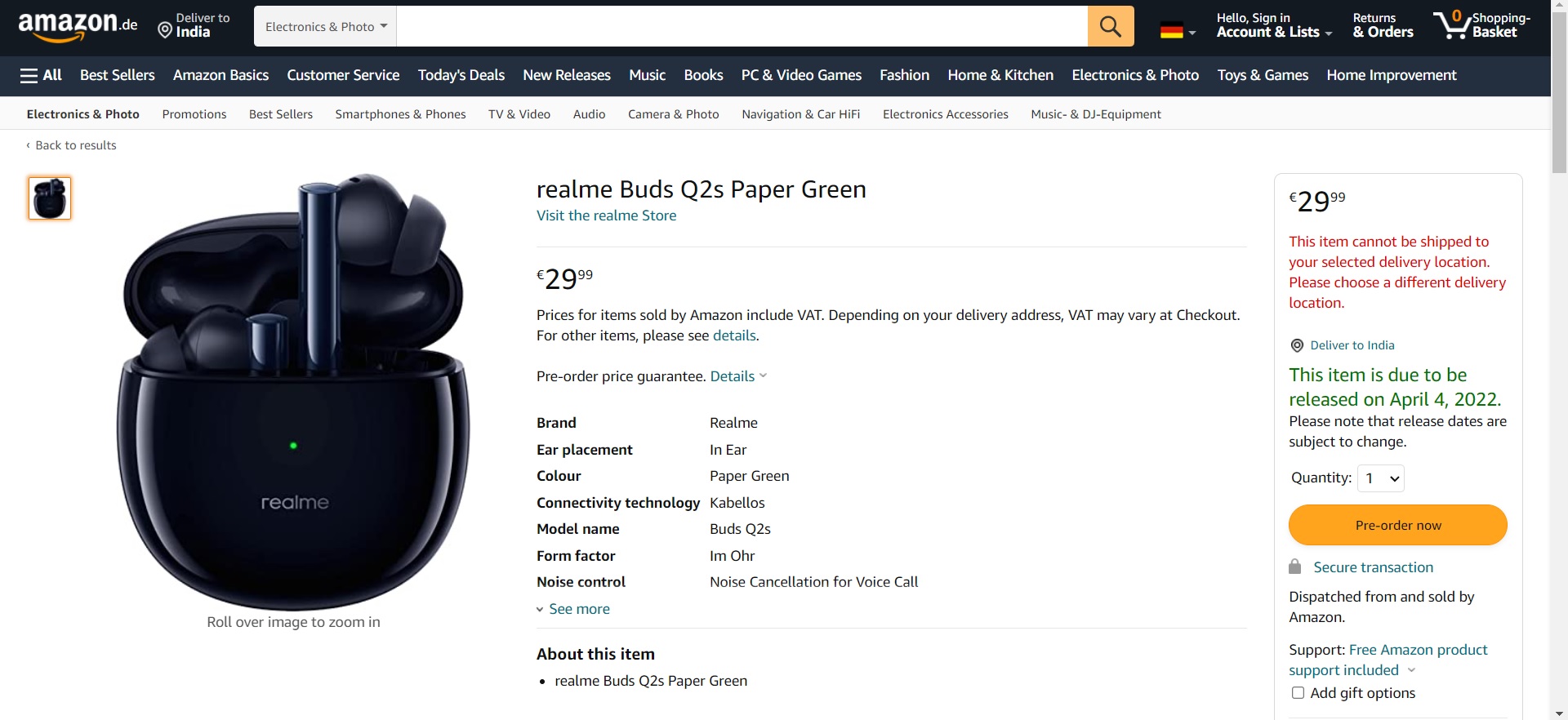 Realme Buds Q2s