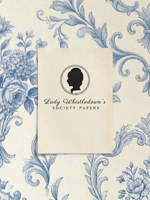 Lady Whistledown's Society Papers: Lined Notebook Journal 