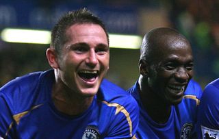 Frank Lampard and Claude Makelele of Chelsea, 2006