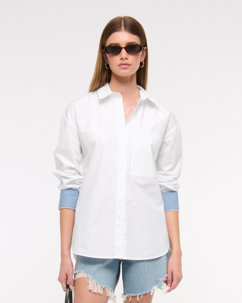 Oversized Poplin Shirt