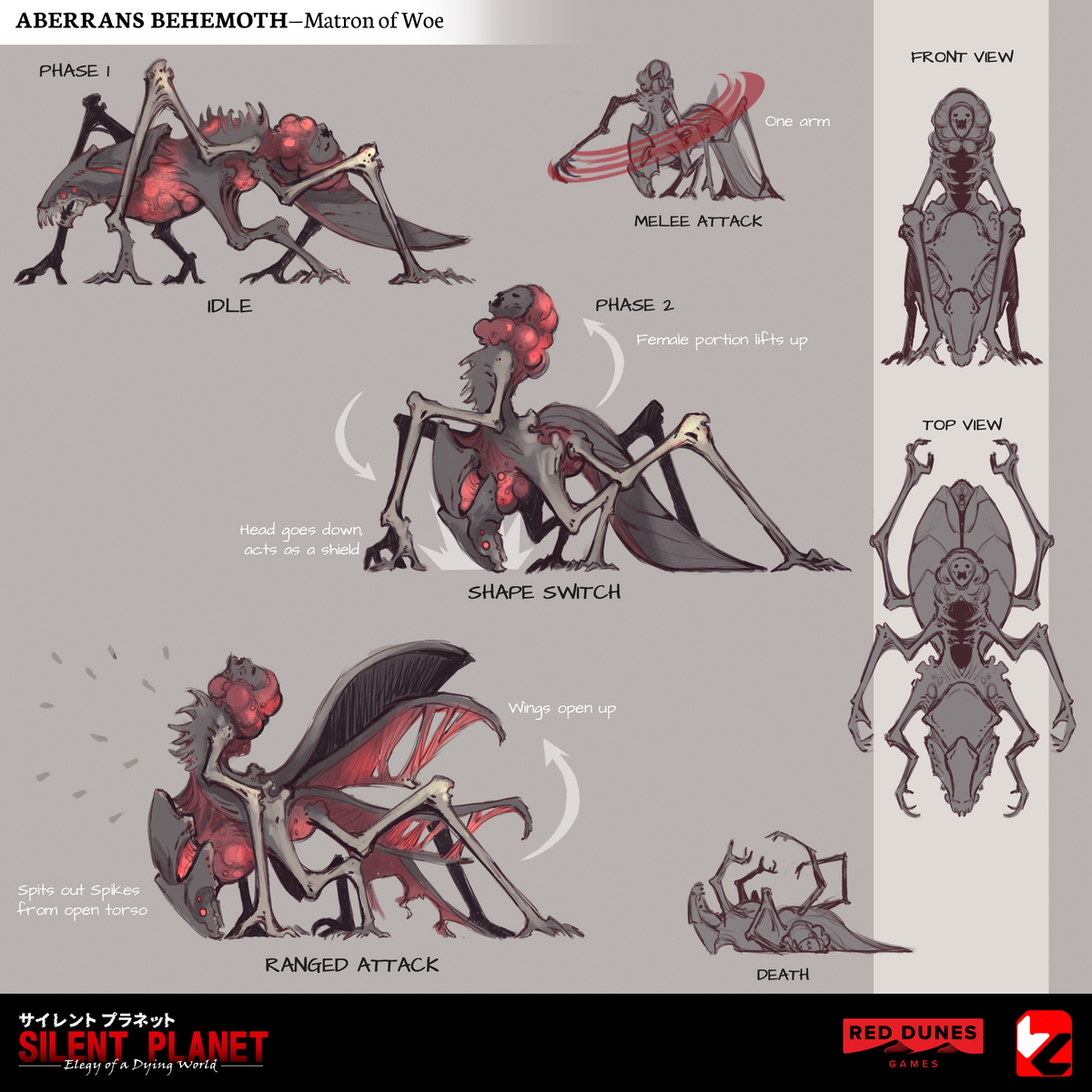 Screens and art from a retro game