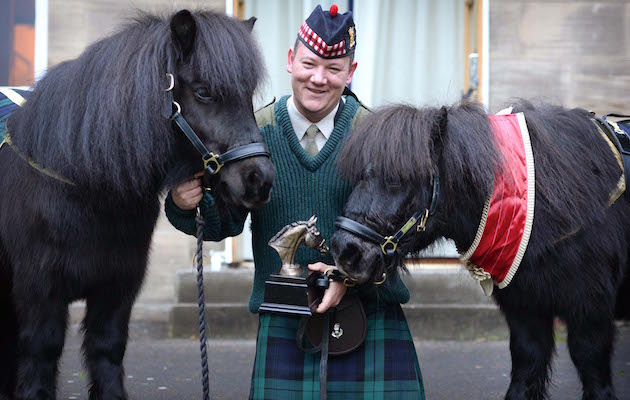 Shetland mascot Cruachan III