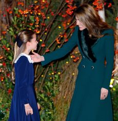 Princess Charlotte and Princess Kate at the Together at Christmas concert