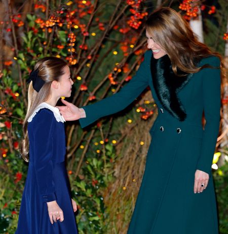 Princess Charlotte and Princess Kate at the Together at Christmas concert