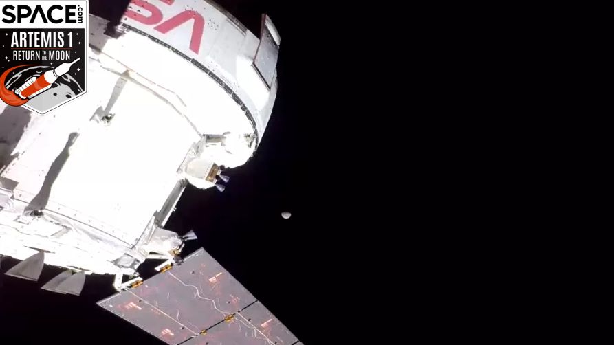 Artemis 1 Orion spacecraft sees the moon for 1st time in stunning video - Space.com