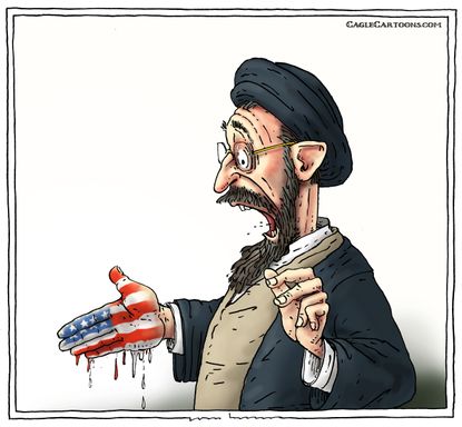 
Political cartoon U.S. Iran Nuclear talks