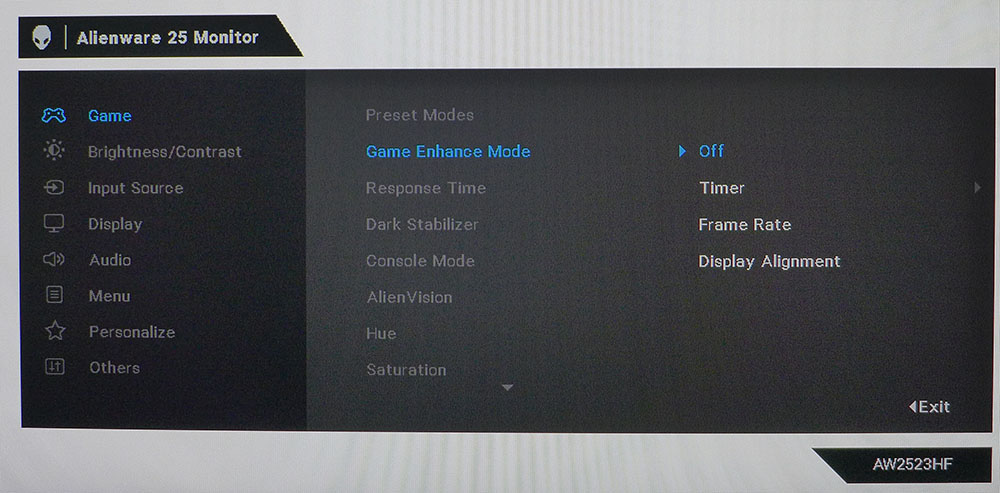 Alienware AW2523HF